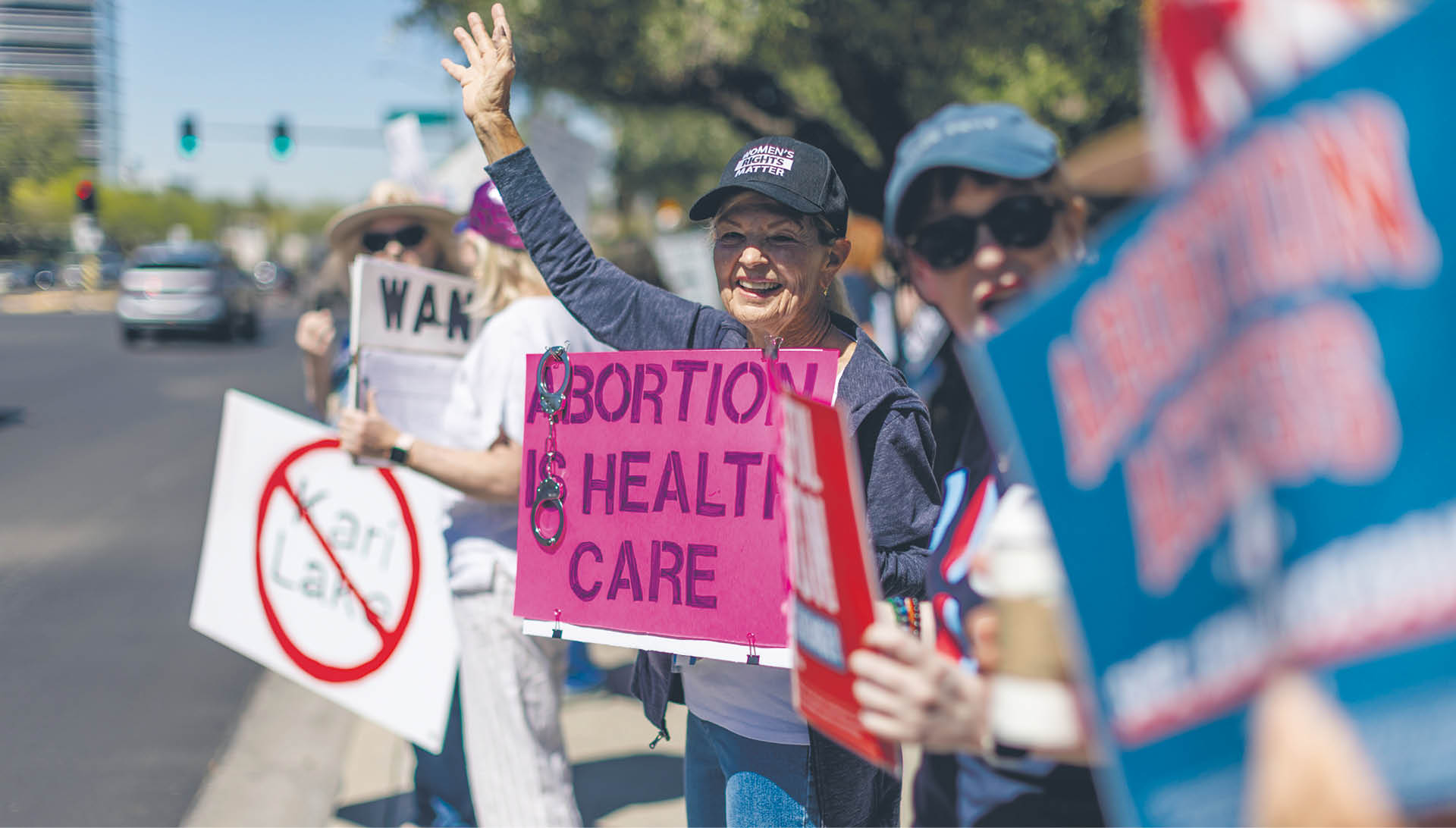 Protest przeciw zakazowi aborcji w Arizonie. Phoenix, 16 kwietnia 2024 r.