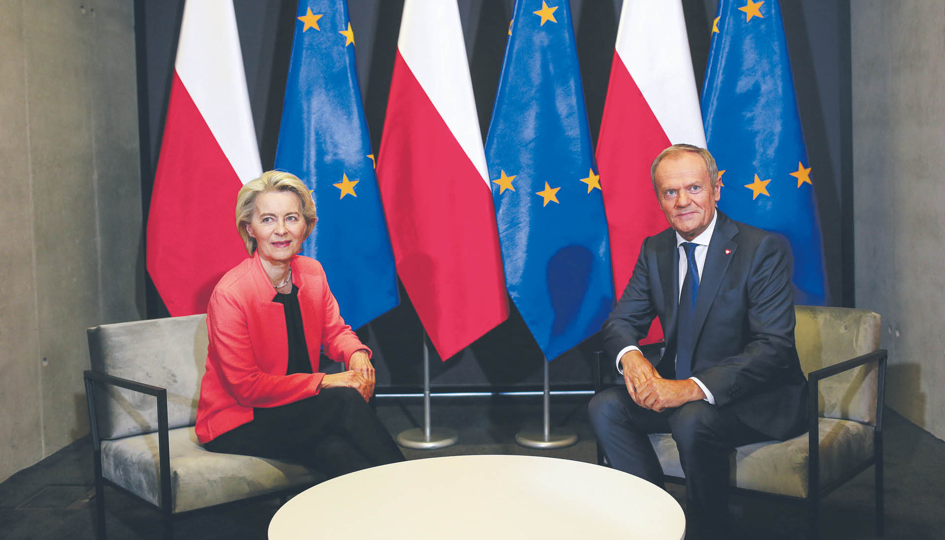 Ursula von der Leyen i Donald Tusk spotkali się w Katowicach przed rozpoczęciem EKG