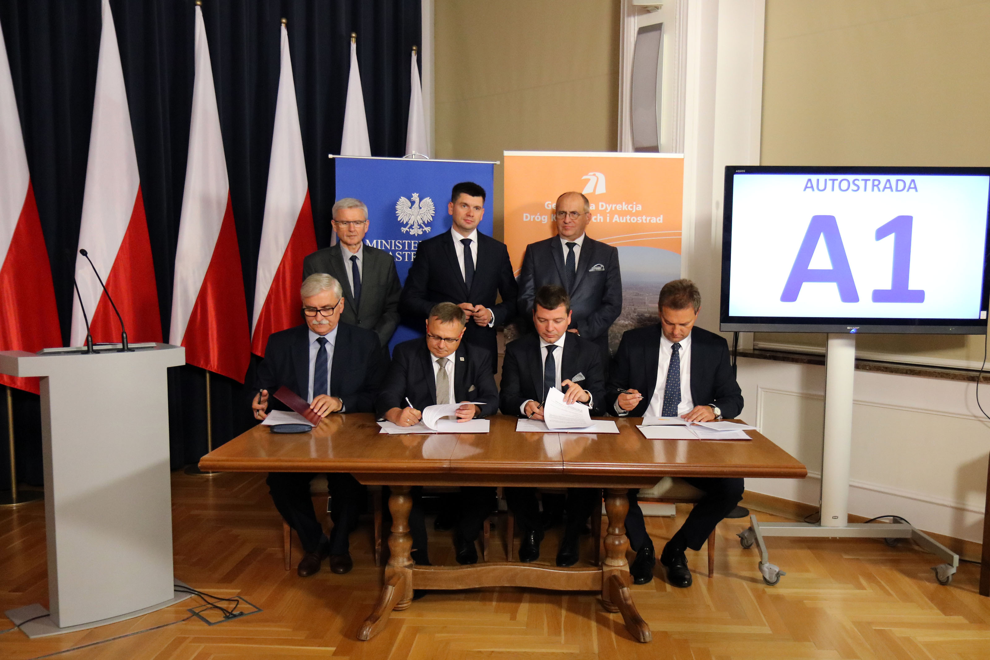 Podpisano umowę na kolejny odcinek autostrady A1 / fot. Ministerstwo Infrastruktury