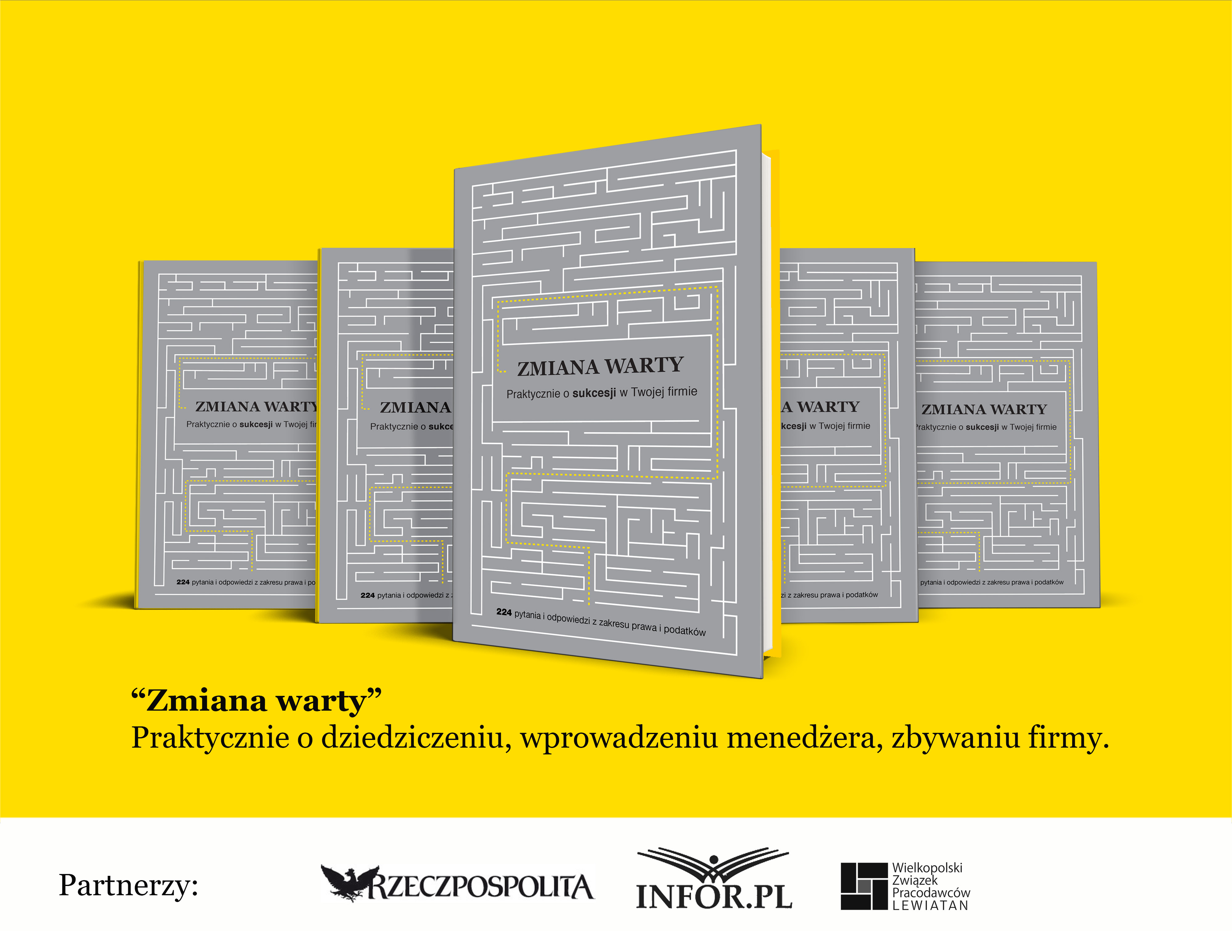 Czy troska o przyszłość budowanej latami firmy jest powszechna? Poradnik o sukcesji „Zmiana warty” już w sprzedaży! /Fot. Rebell Studio