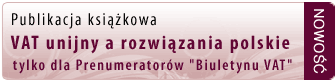 Książka Biuletynu VAT