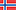 Flaga kraju Norwegia            