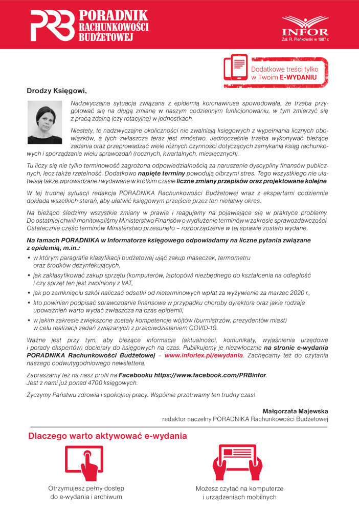 Poradnik Rachunkowości Budżetowej