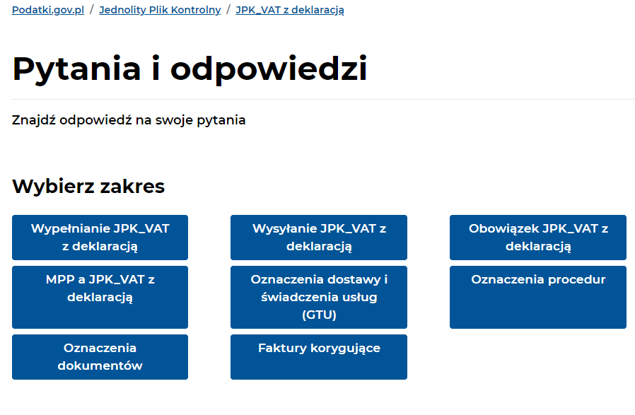 Oznaczenia Dostawy Towarów I świadczenia Usług Kody Gtu W Nowym Jpkvat Z Deklaracją Inforpl 2071