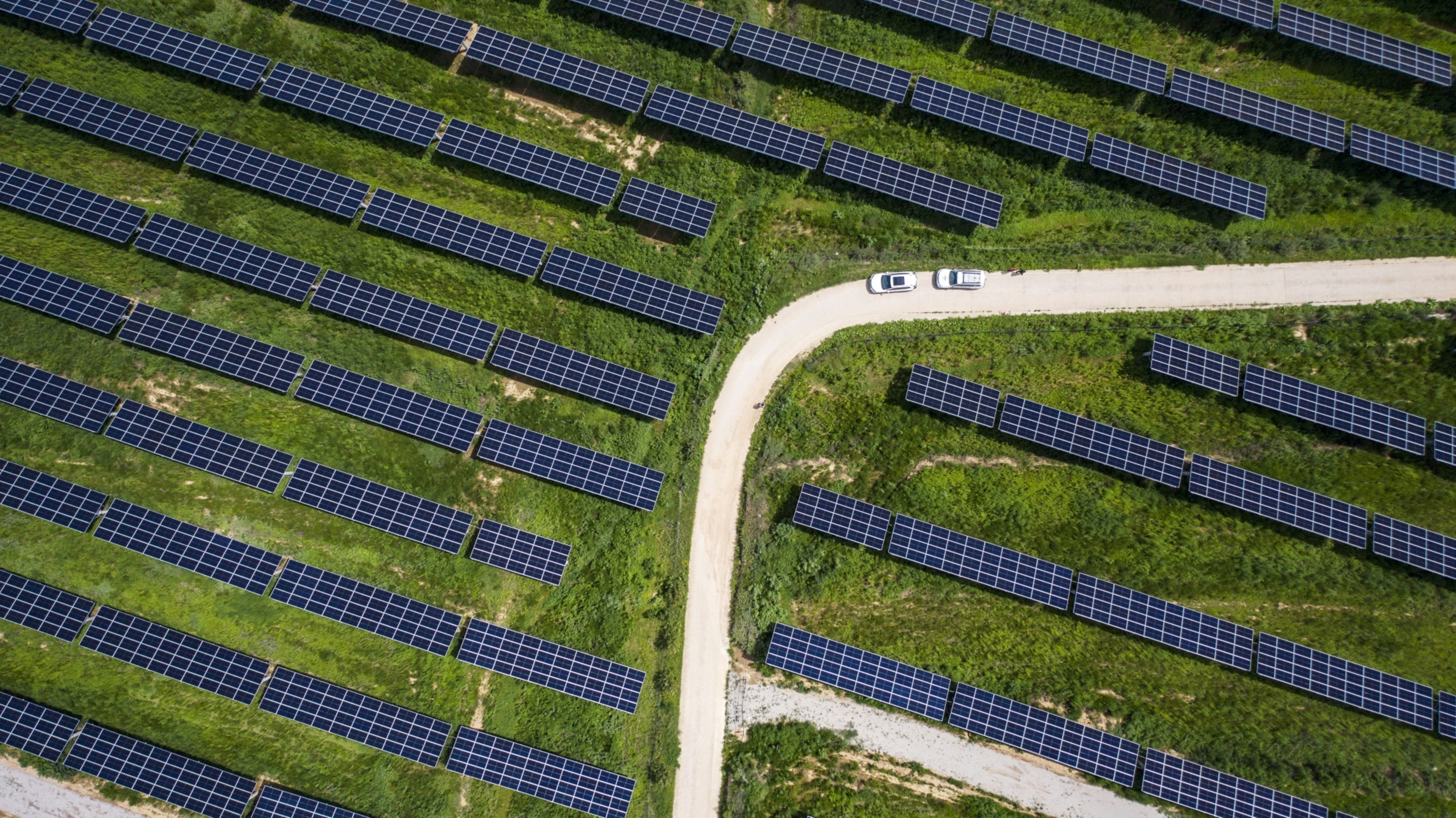 Panele solarne - farma fotowoltaiczna