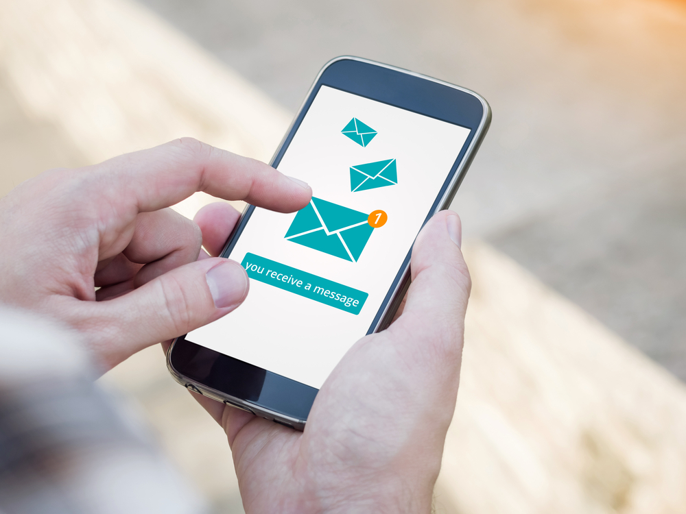 Email,App,On,Smartphone,Screen.,You,Receive,A,Message,,New