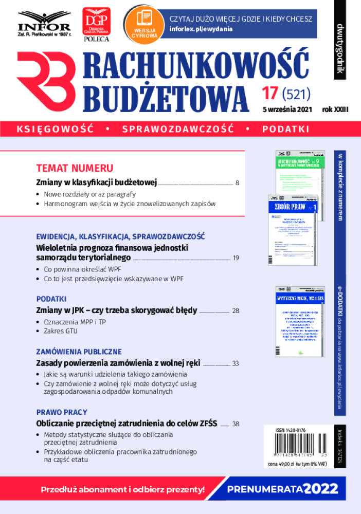 Rachunkowość Budżetowa
