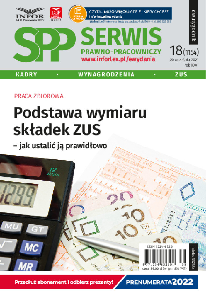 Podstawa Wymiaru Składek ZUS – Jak Ustalić Ją Prawidłowo - INFORLEX ...