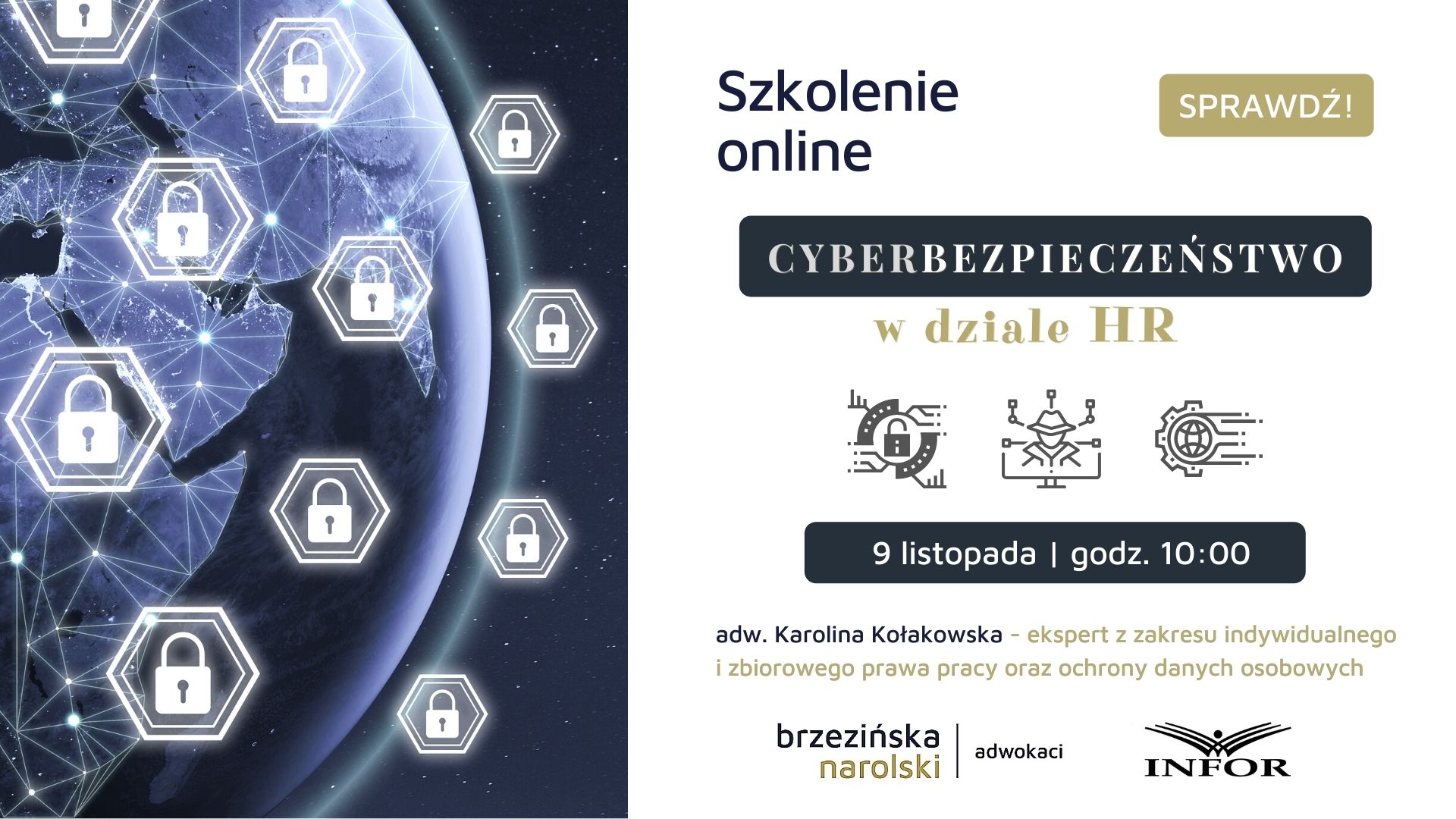 Cyberbezpieczeństwo w dziale HR - bezpłatne webinarium