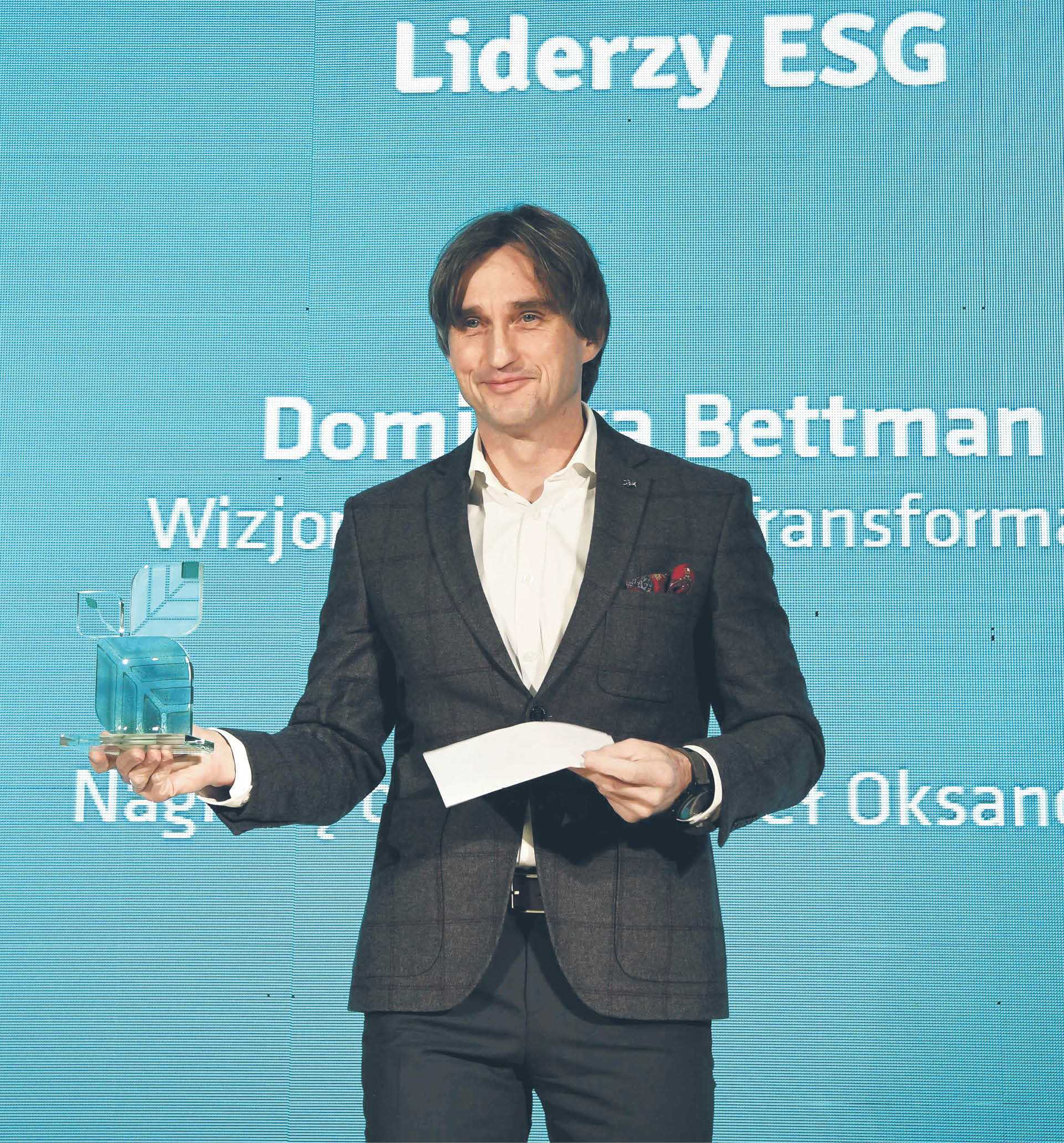 Nagrodę w imieniu Dominiki Bettman odebrał Paweł Oksanowicz