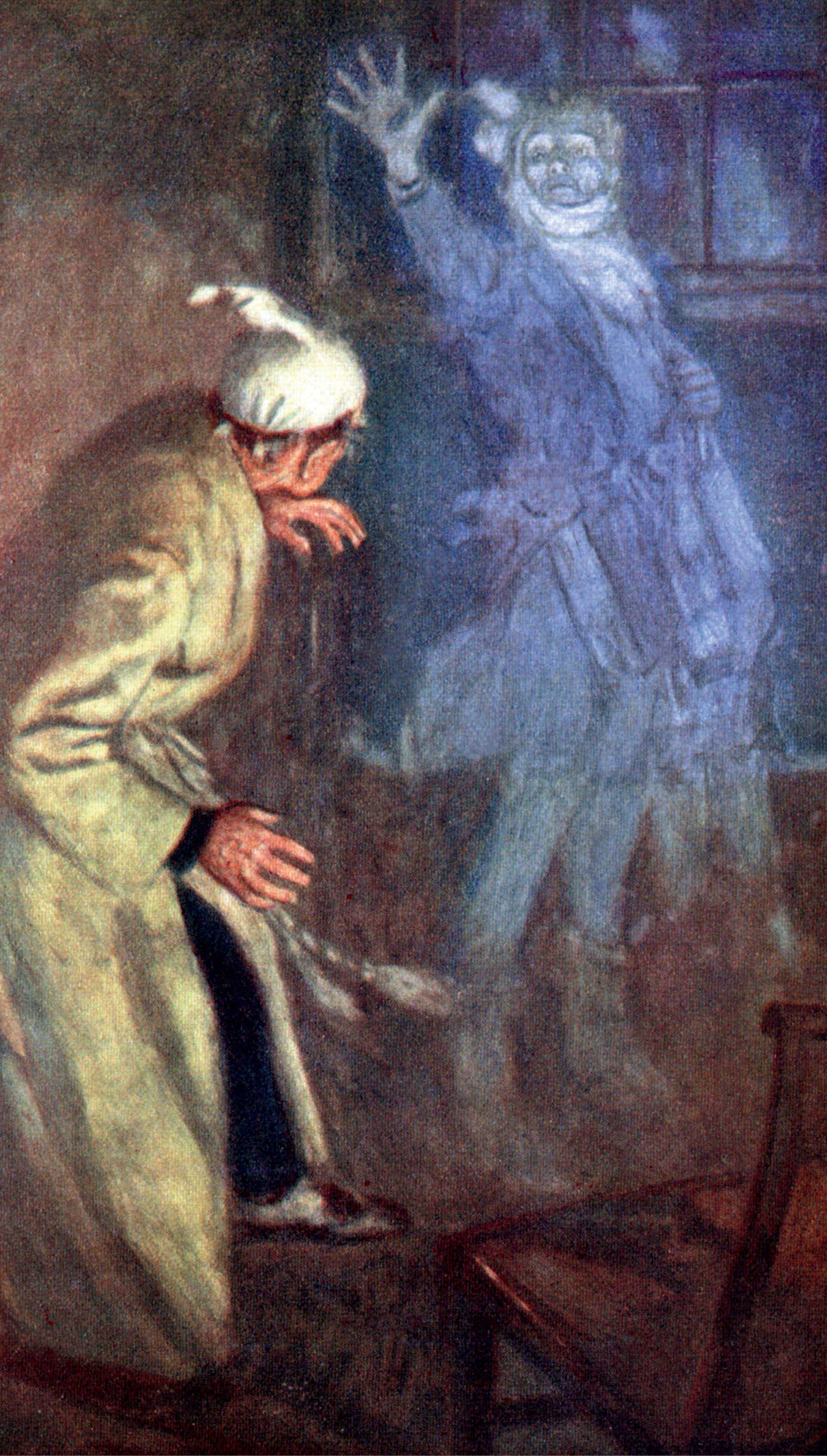 Ilustracja z „Opowieści wigilijnej” Karola Dickensa
