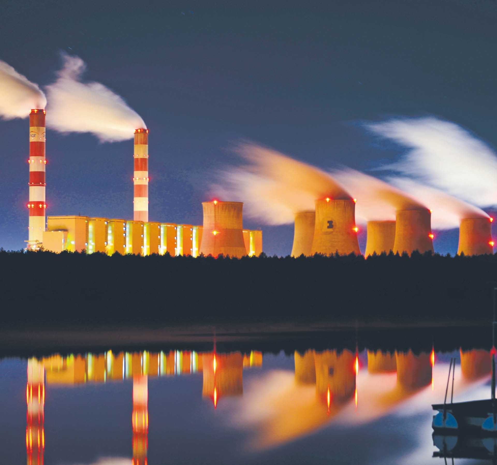 Elektrownia Bełchatów zasilana węglem brunatnym
