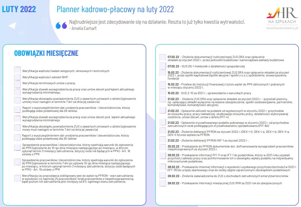 Kadry I Place Test Z Odpowiedziami Kadry i płace - luty 2022 - Infor.pl