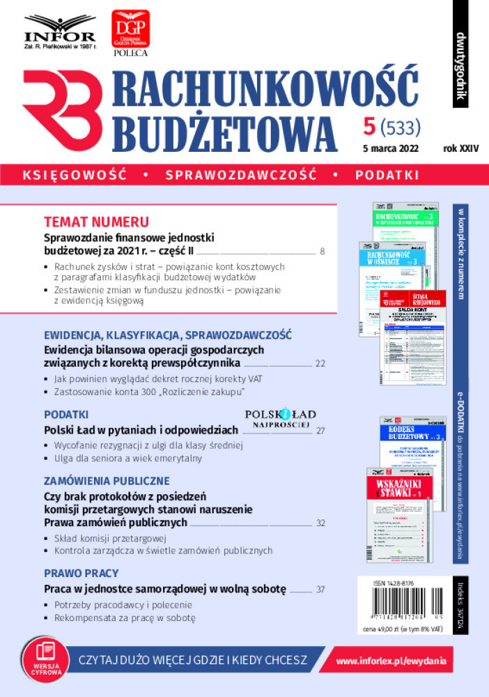 Rachunkowość Budżetowa