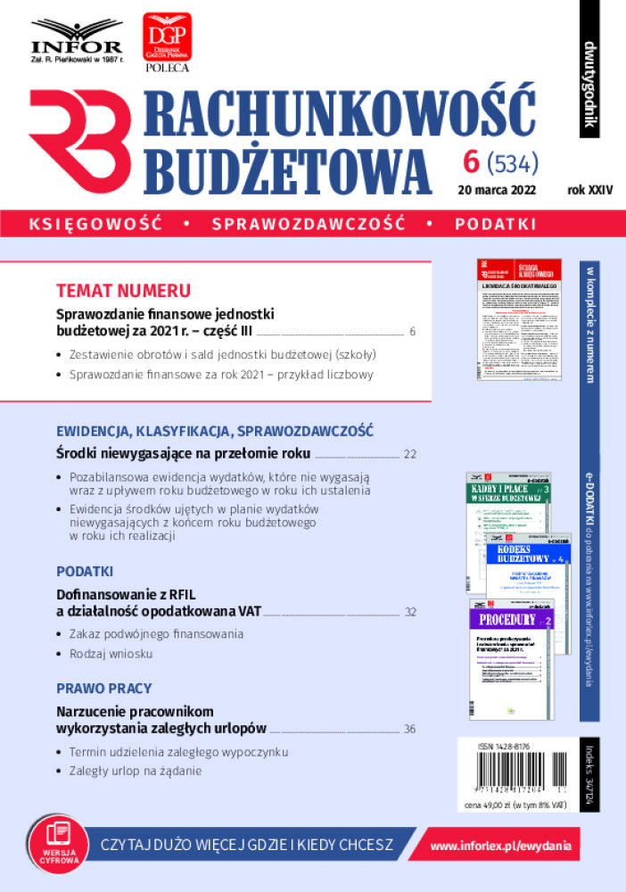 Rachunkowość Budżetowa