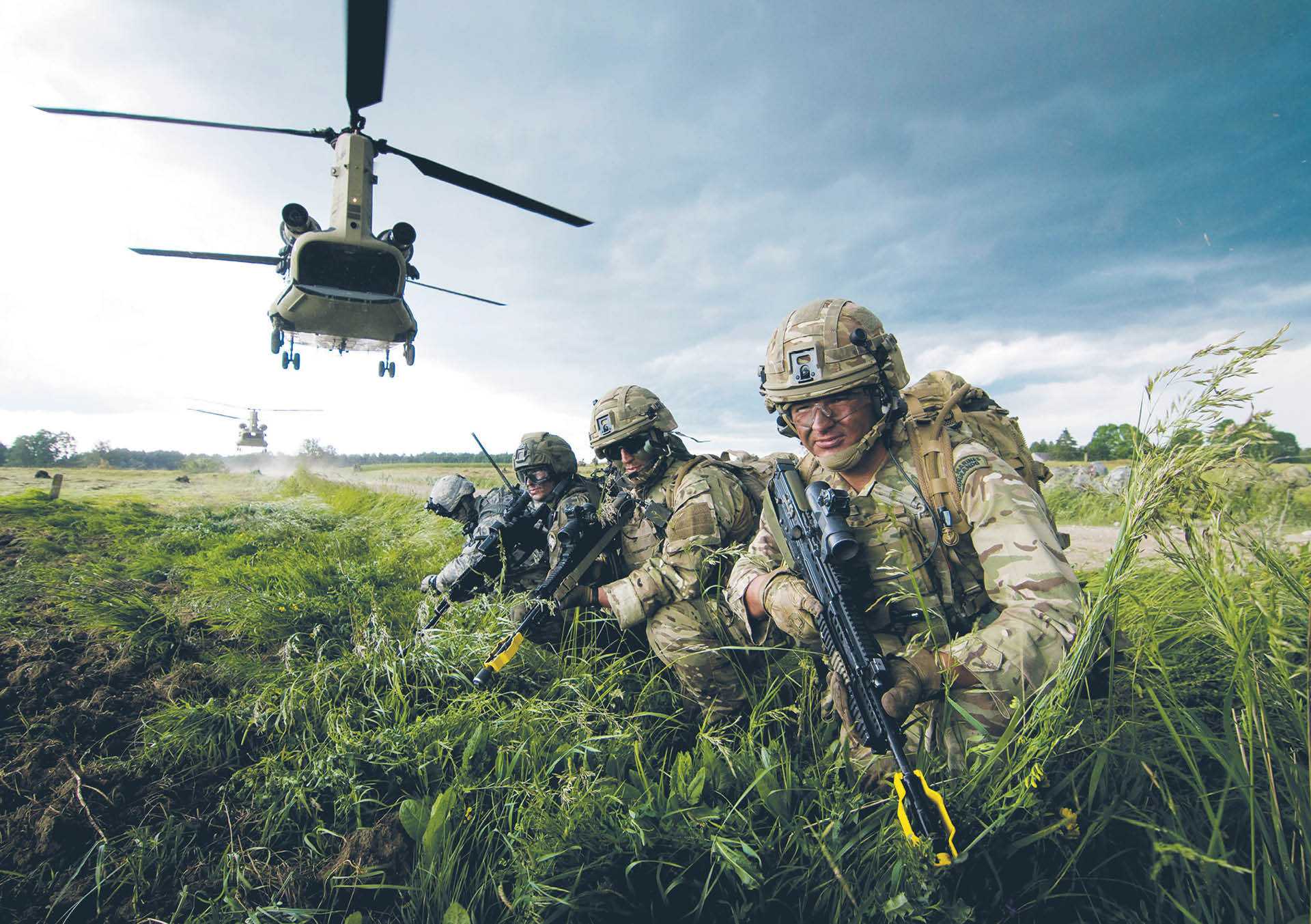 Ćwiczenia wojsk NATO Sabre Strike w przesmyku suwalskim, 2017 r.