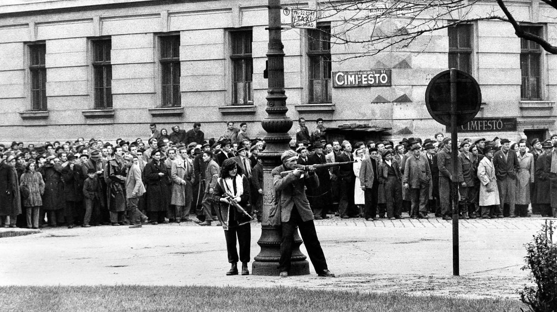 Powstanie węgierskie.Budapeszt, listopad 1956