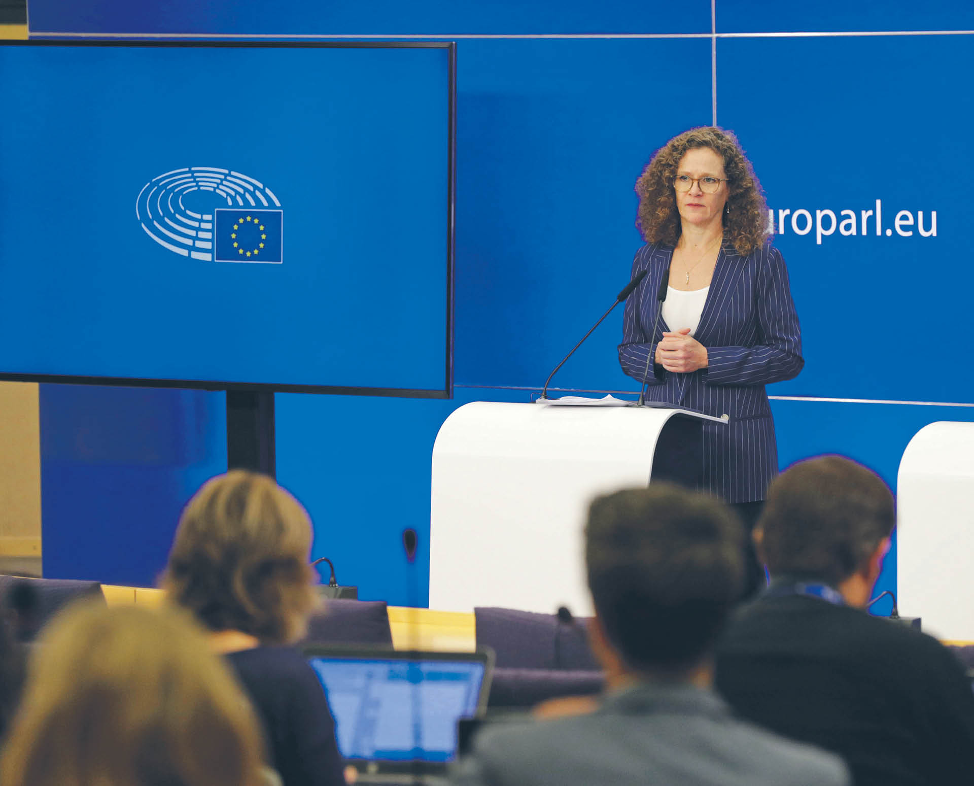 Holenderska europosłanka Sophie in’t Veld, członkini komisji śledczej PE ds. inwigilacji