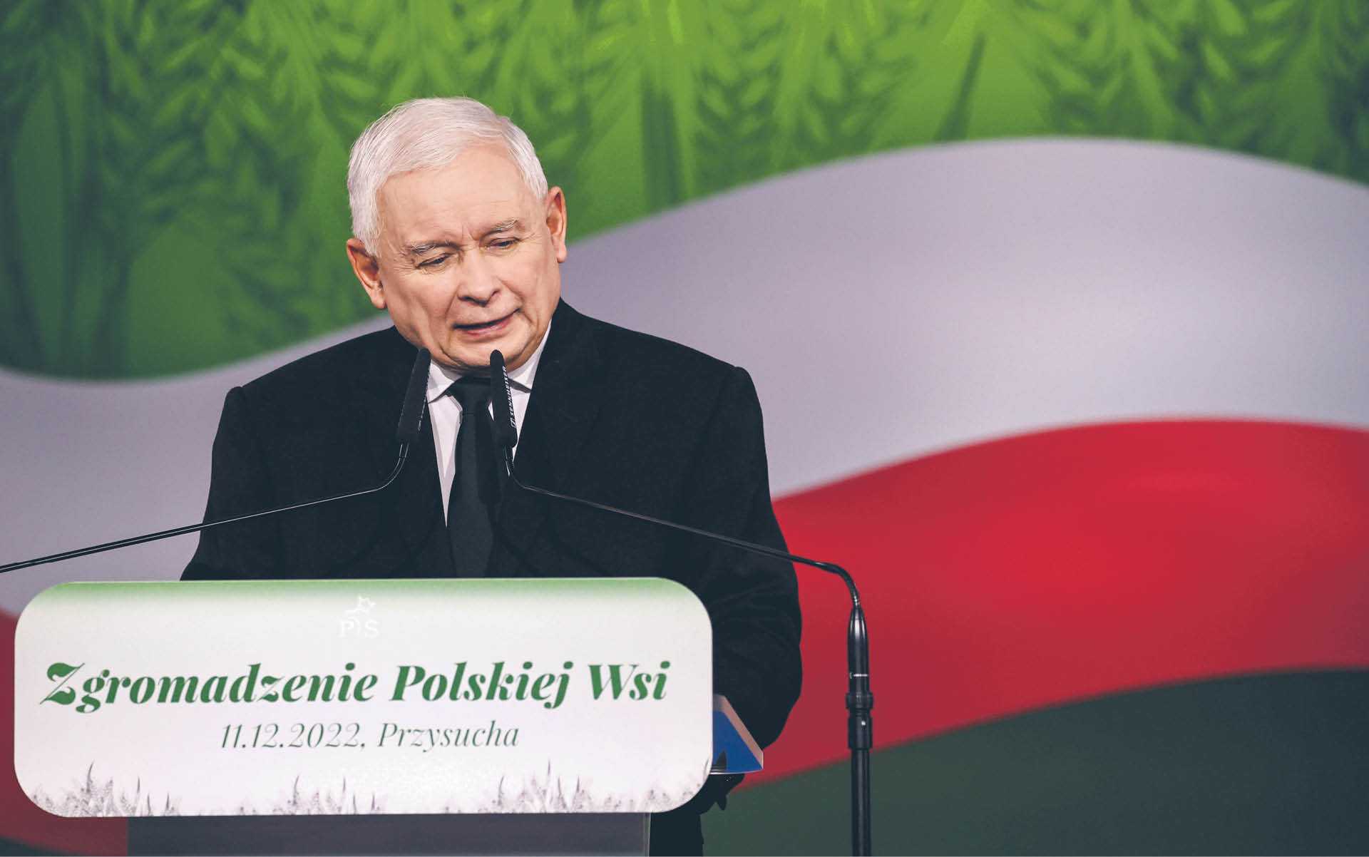 Zmiany dotyczące wyborów nie obejmą jednak ani liczby okregów, ani metody rozdzielania mandatów; na zdj. prezes PiS Jarosław Kaczyński, który kibicuje zwiększeniu liczby komisji