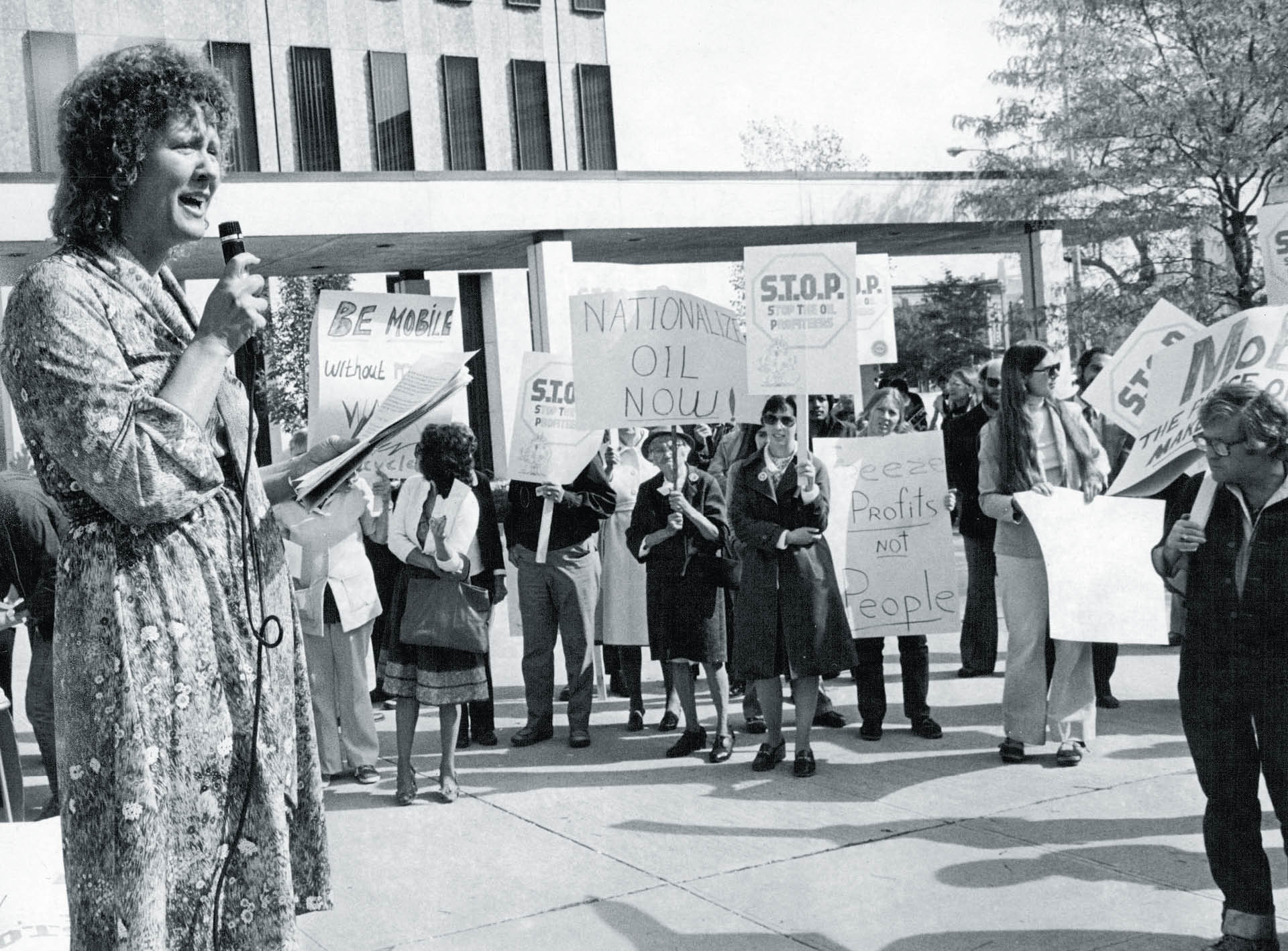Protesty przeciwko rosnącym cenom paliwa. Kolorado, październik 1979 r.