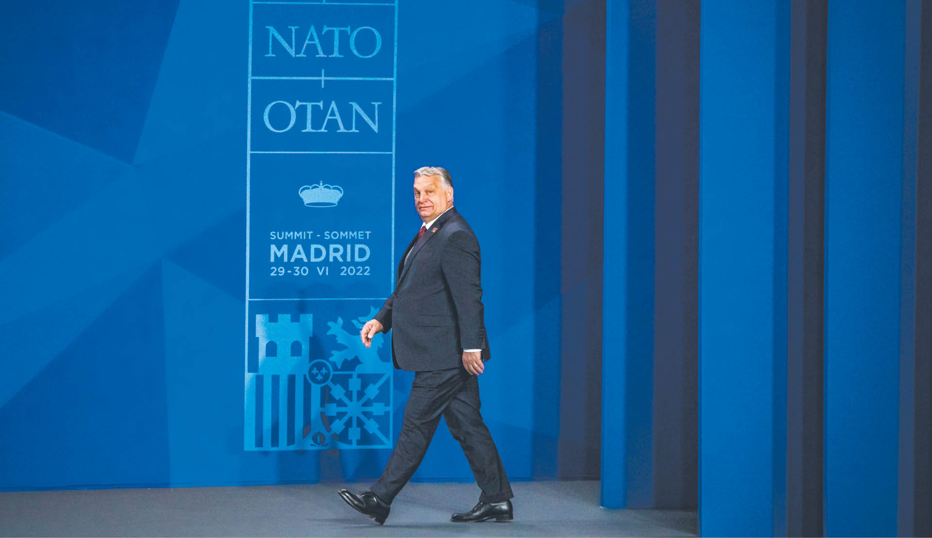 Premier Węgier Viktor Orbán podczas ubiegłorocznego szczytu NATO w Madrycie