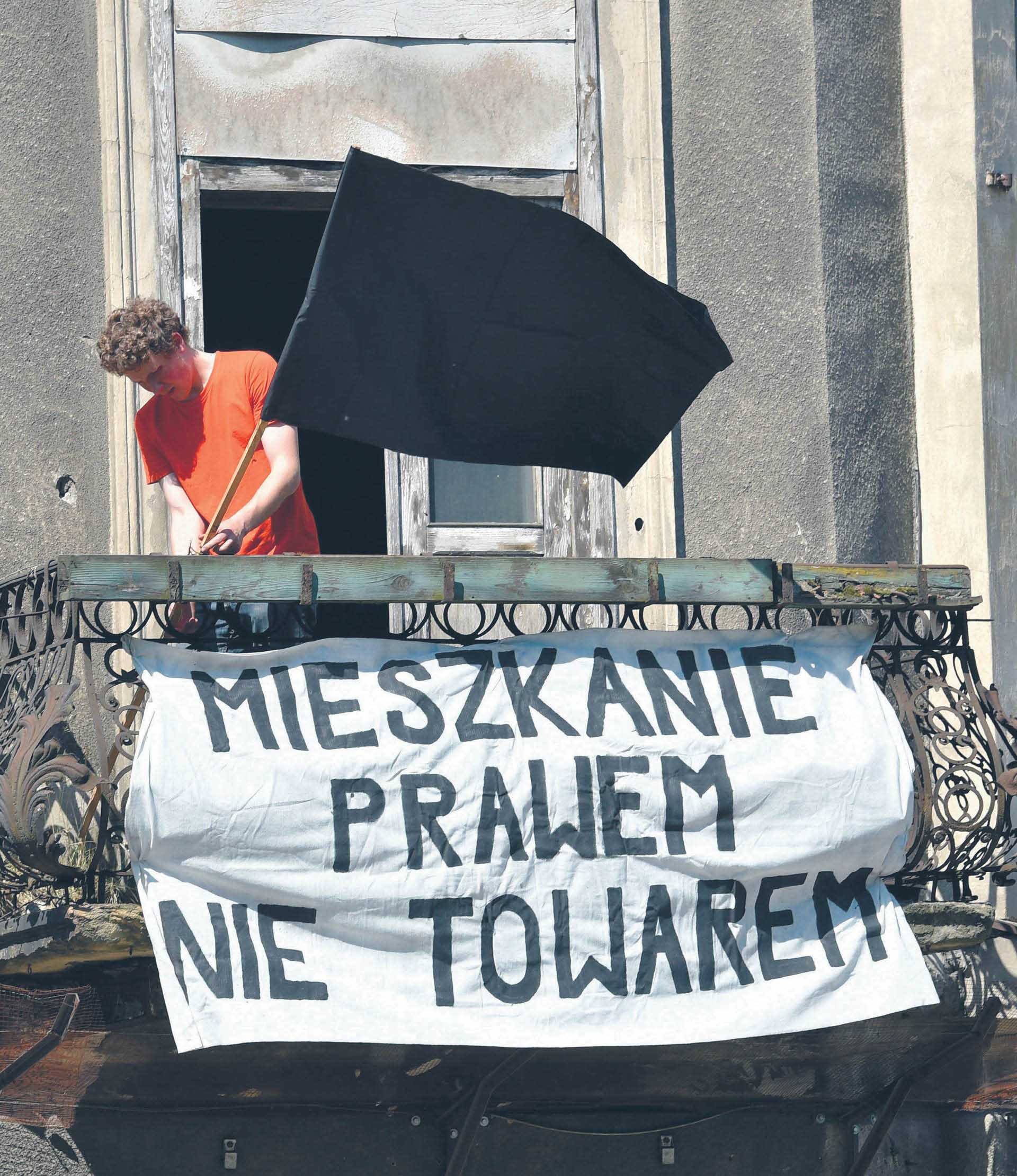 Squat ReAktor w Krakowie.7 czerwca 2015 r.