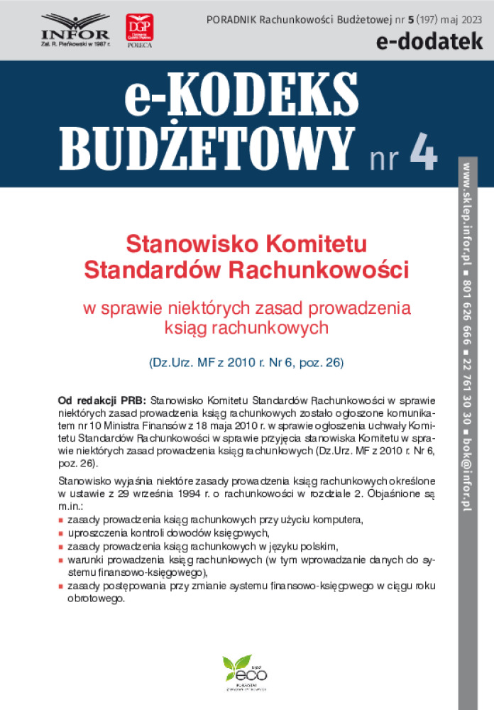 Poradnik Rachunkowości Budżetowej