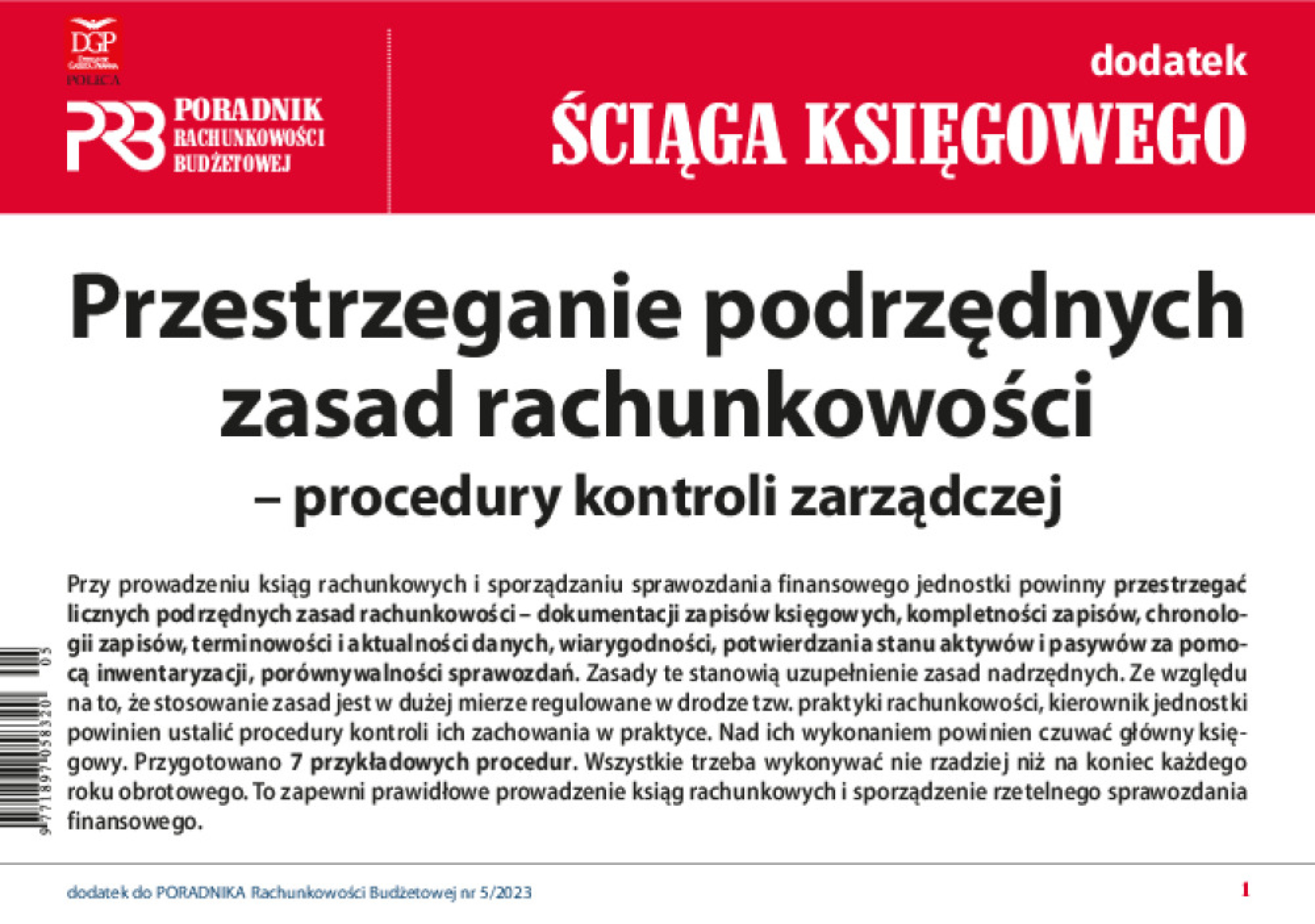 Poradnik Rachunkowości Budżetowej