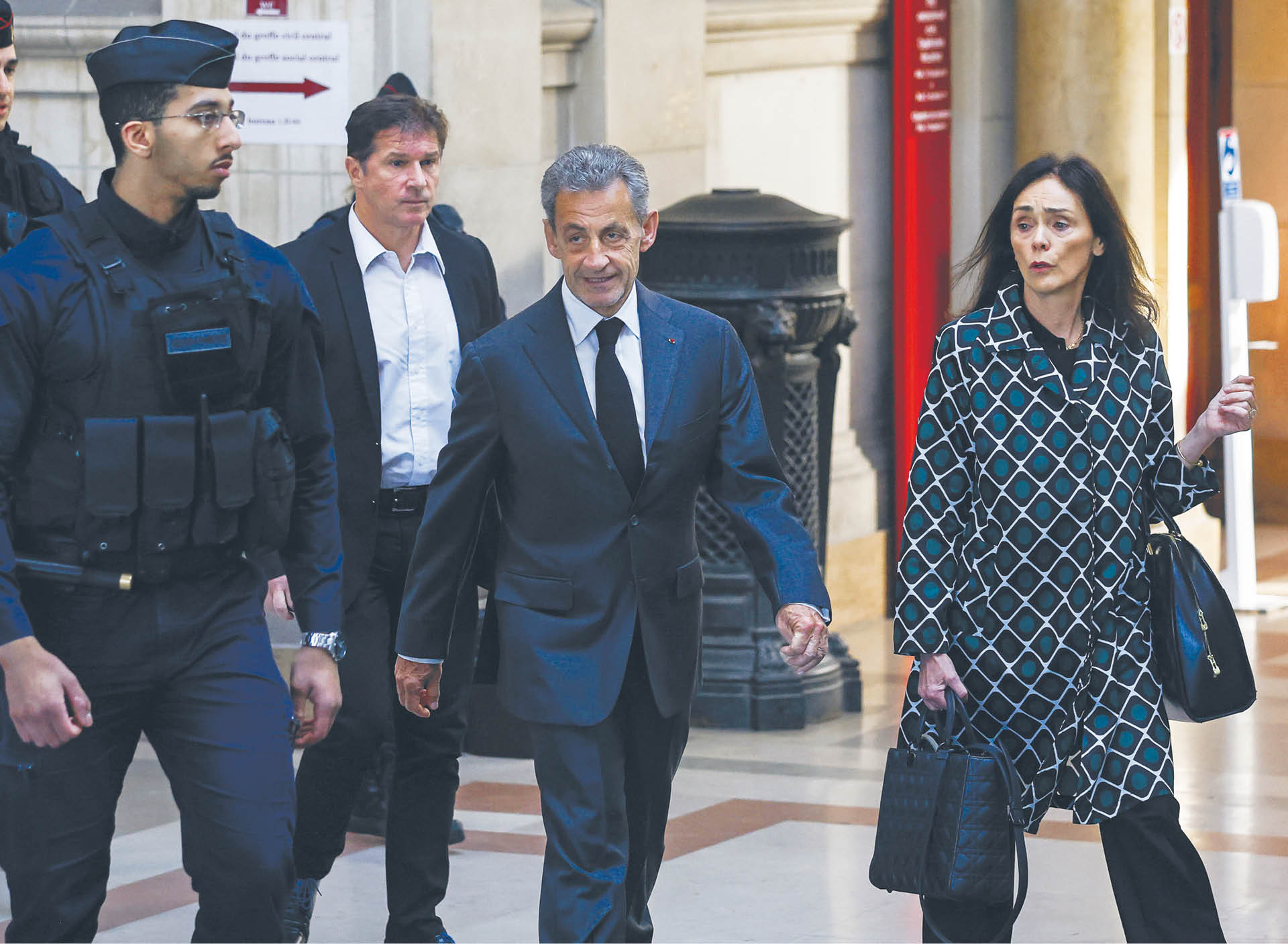 Nicolas Sarkozyz mec. Jacqueline Laffont w paryskim sądzie