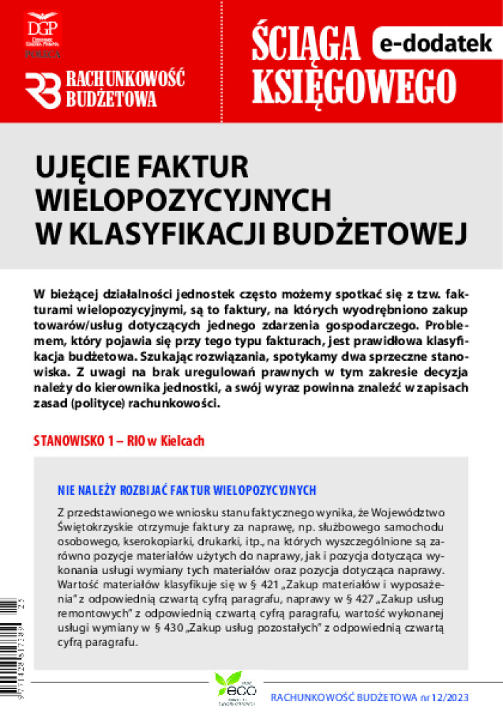 Rachunkowość Budżetowa