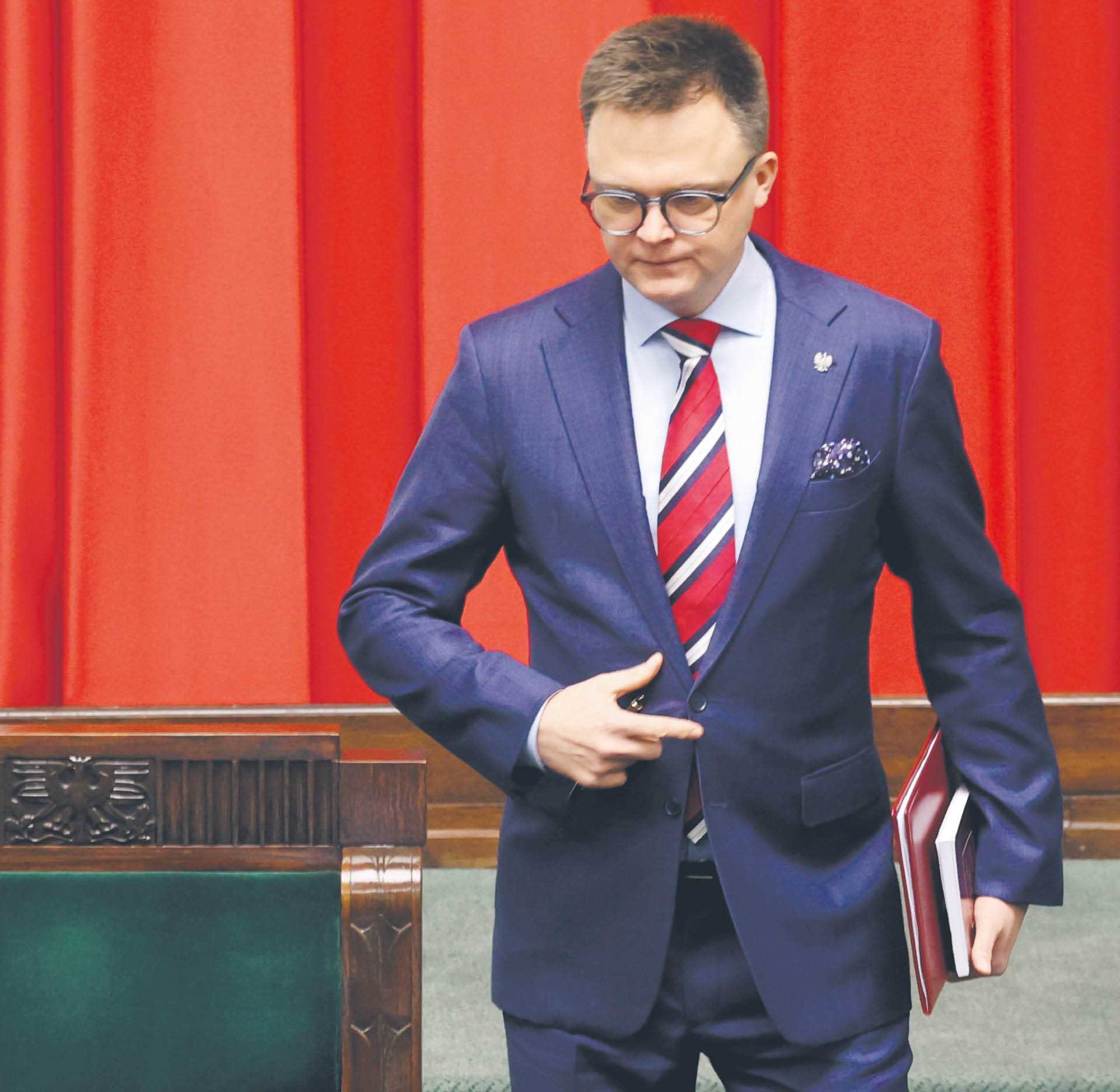 Marszałek Szymon Hołownia zderzył się z twardą polityką