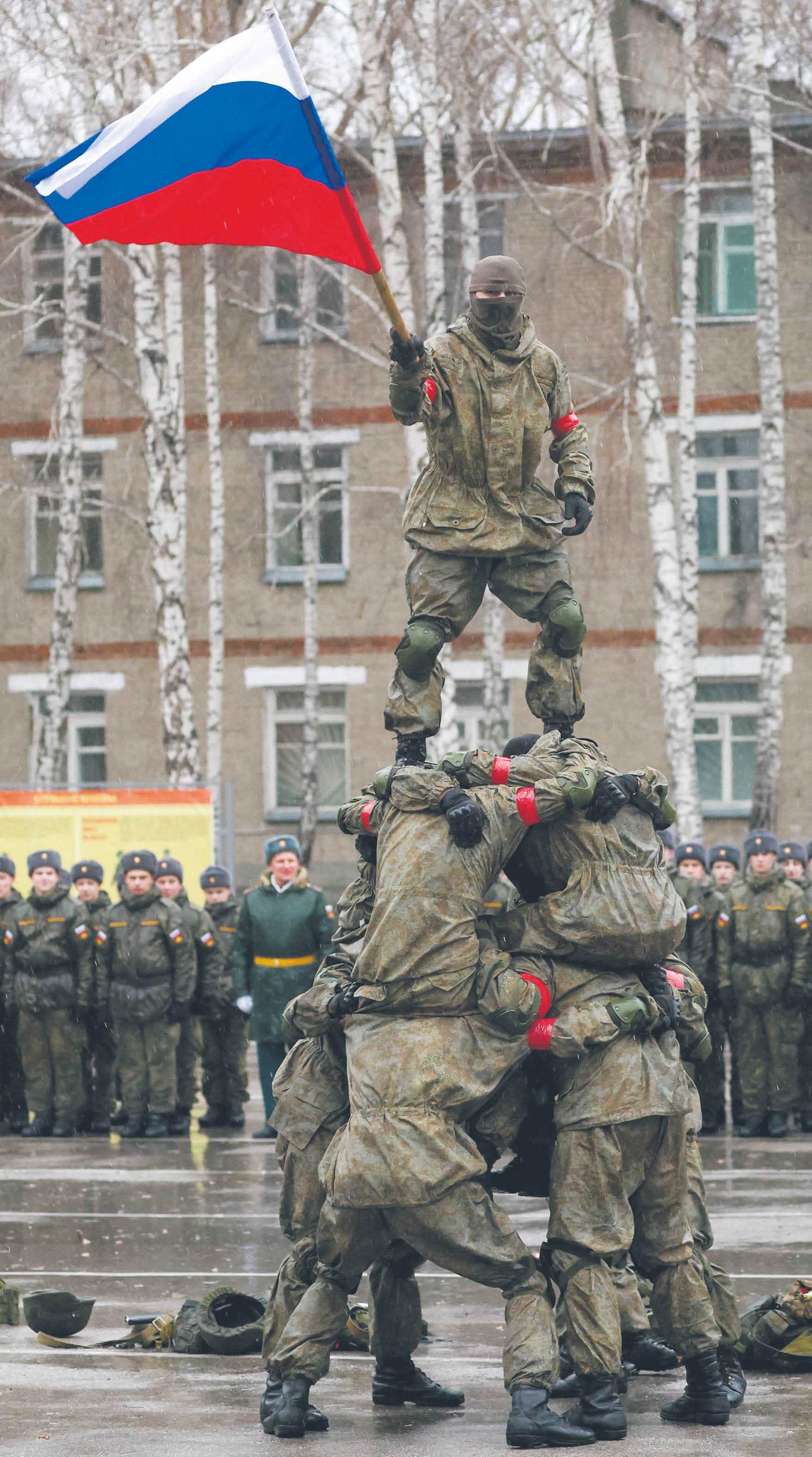 Żołnierze 39 Gwardyjskiej Dywizji Rakietowej z Nowosybirska
