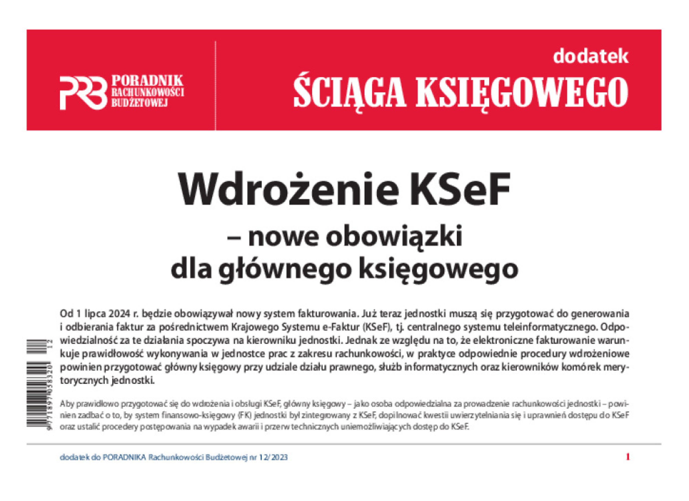 Poradnik Rachunkowości Budżetowej