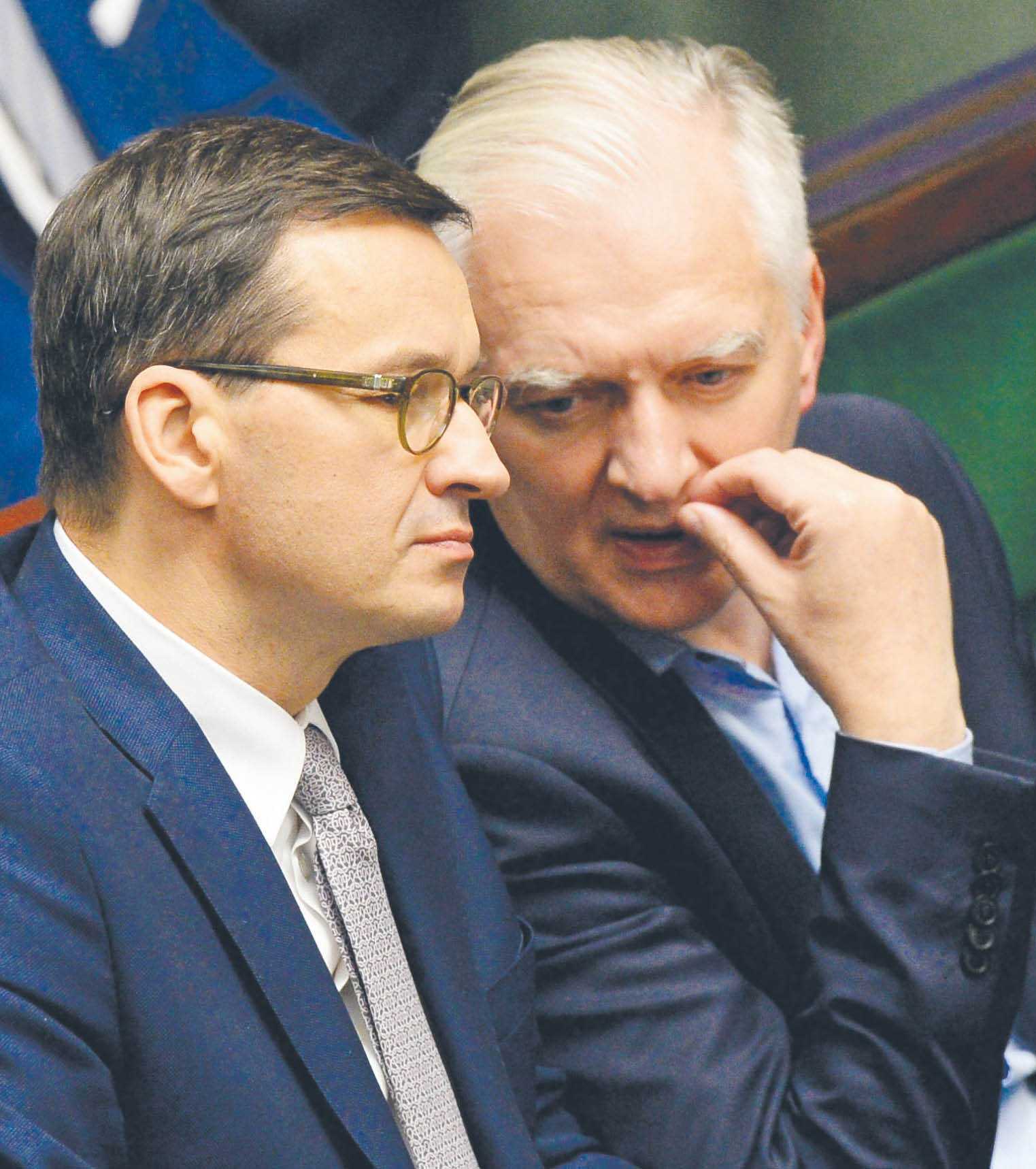 Mateusz Morawiecki i Jarosław Gowin