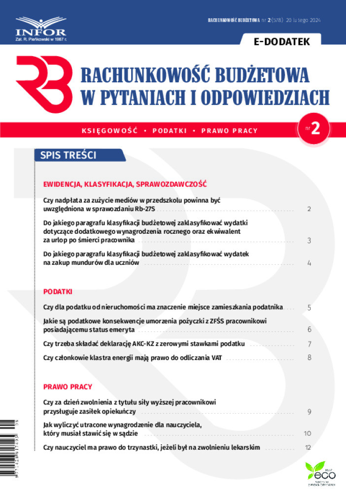 Rachunkowość Budżetowa