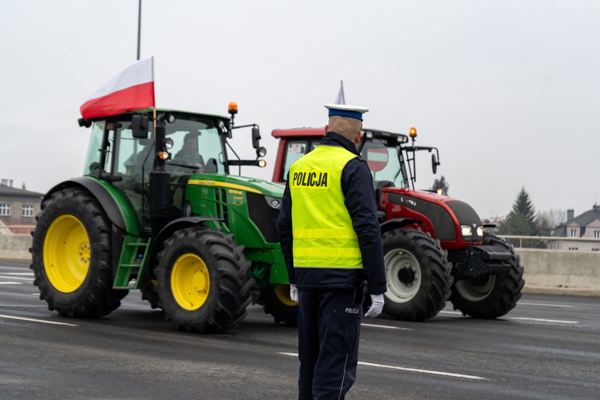 Trasa protestu rolników 27 lutego w Warszawie. Kolejna manifestacja w marcu? [E. Plater, A.Jerozolimskie, Rondo de Gaulle’a .....]