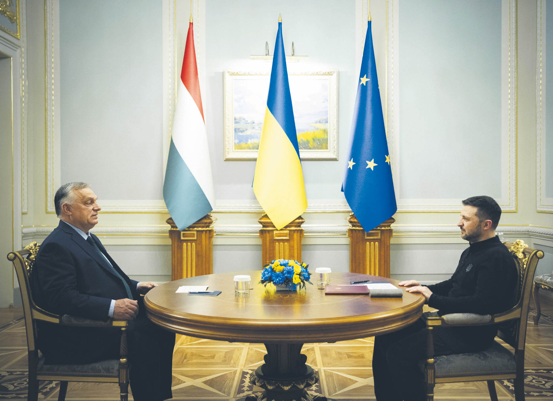 Viktor Orbán rozmawia w Kijowie z Wołodymyrem Zełenskim