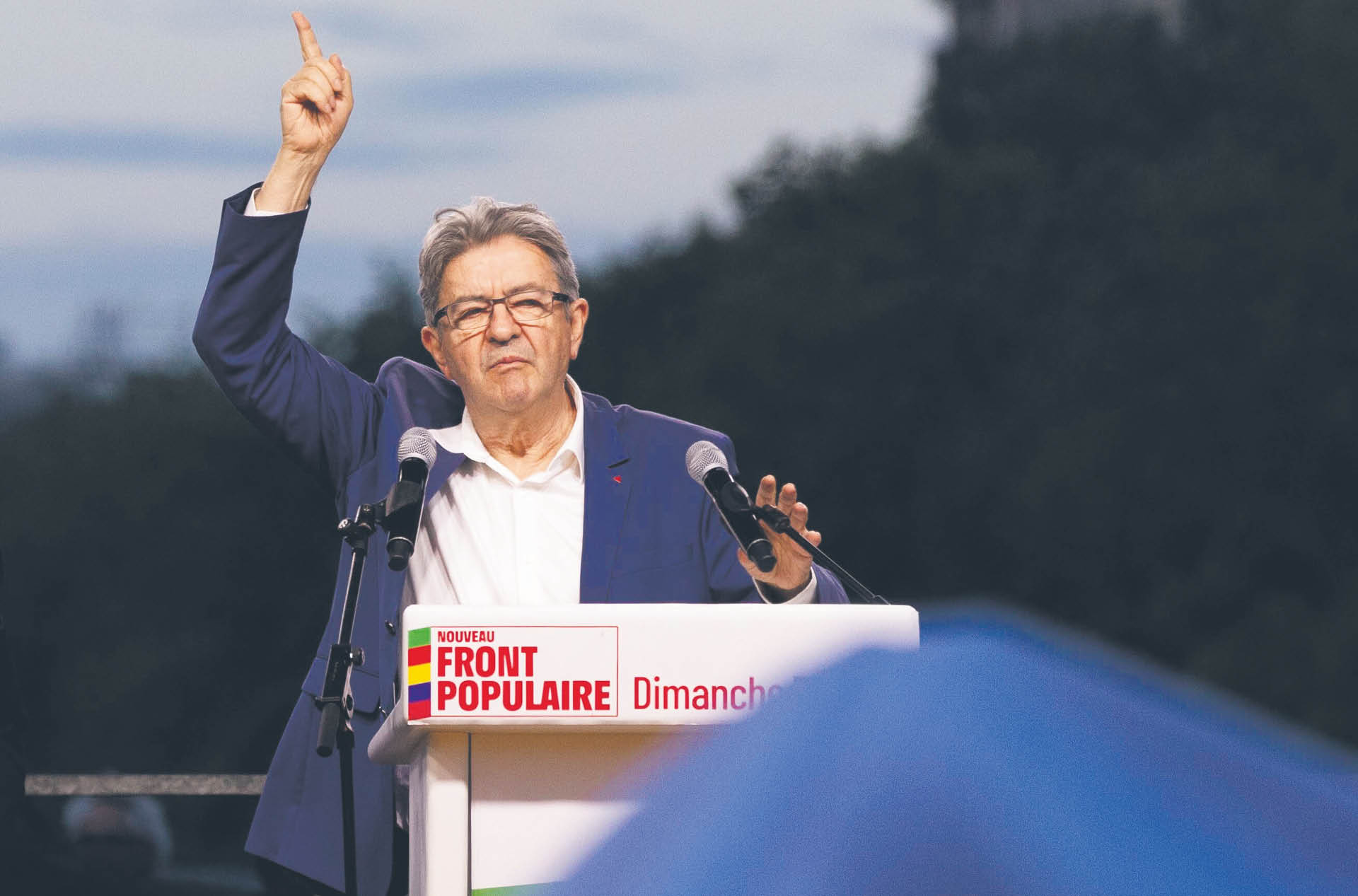 Jean-Luc Mélenchon, lider partii Francja Nieujarzmiona