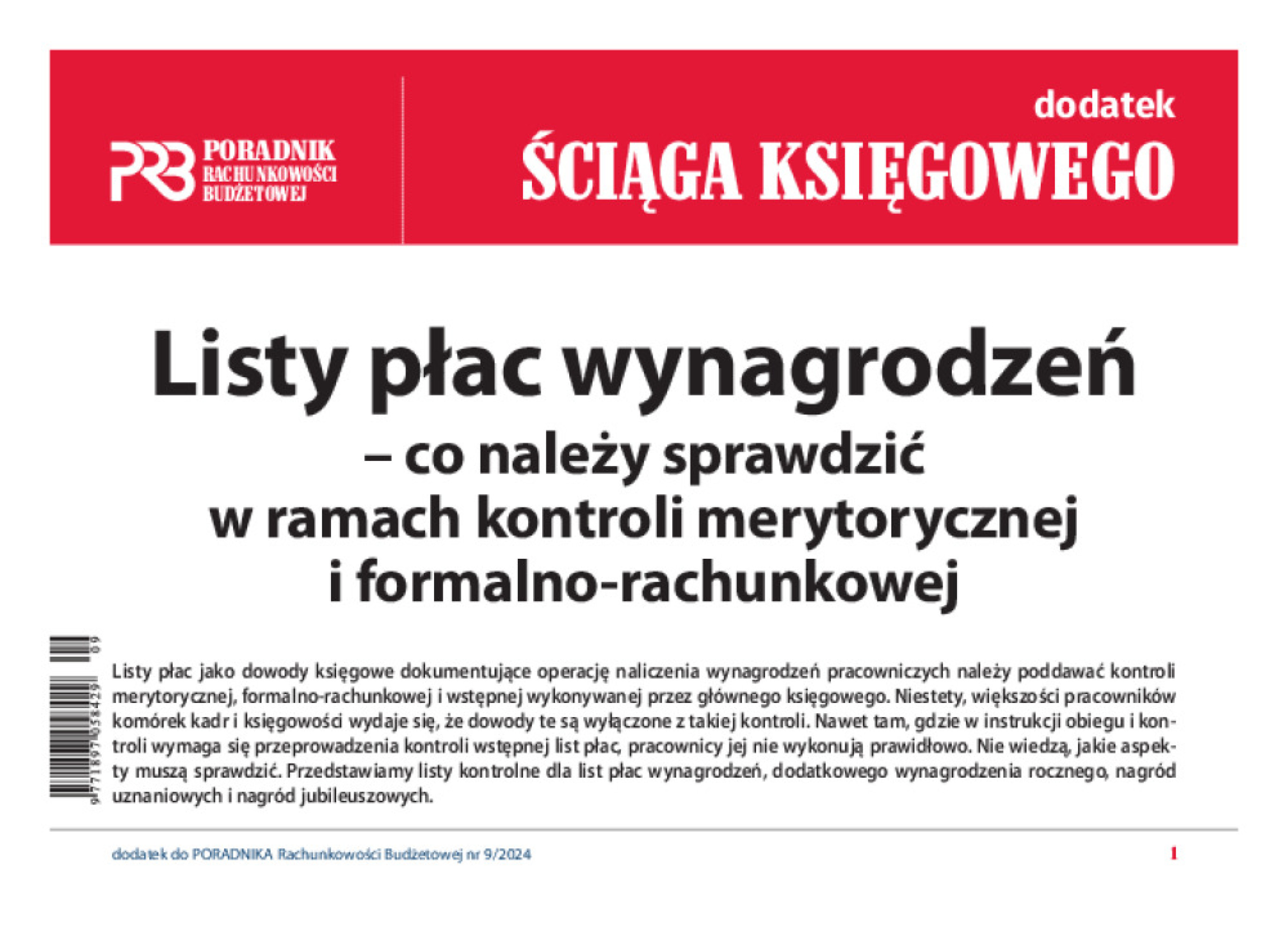 Poradnik Rachunkowości Budżetowej