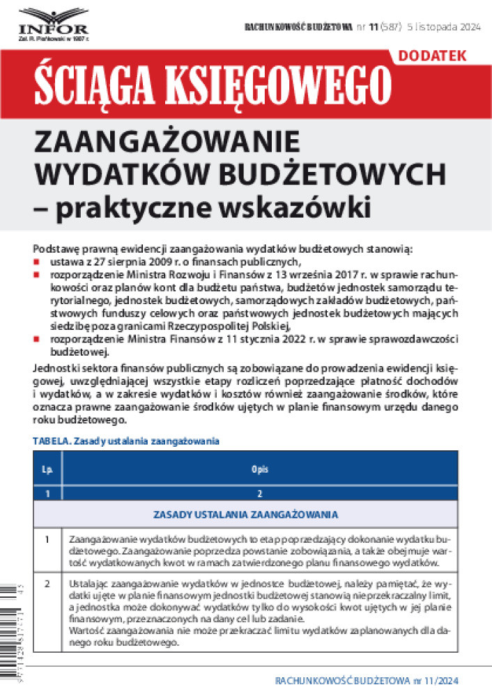 Rachunkowość Budżetowa
