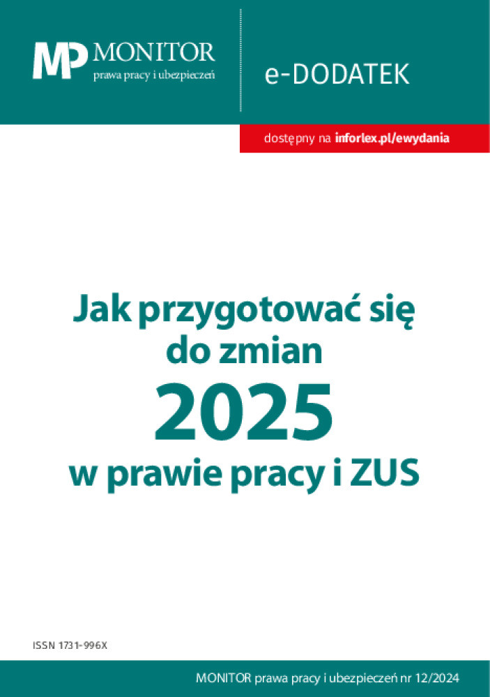 Monitor Prawa Pracy i Ubezpieczeń