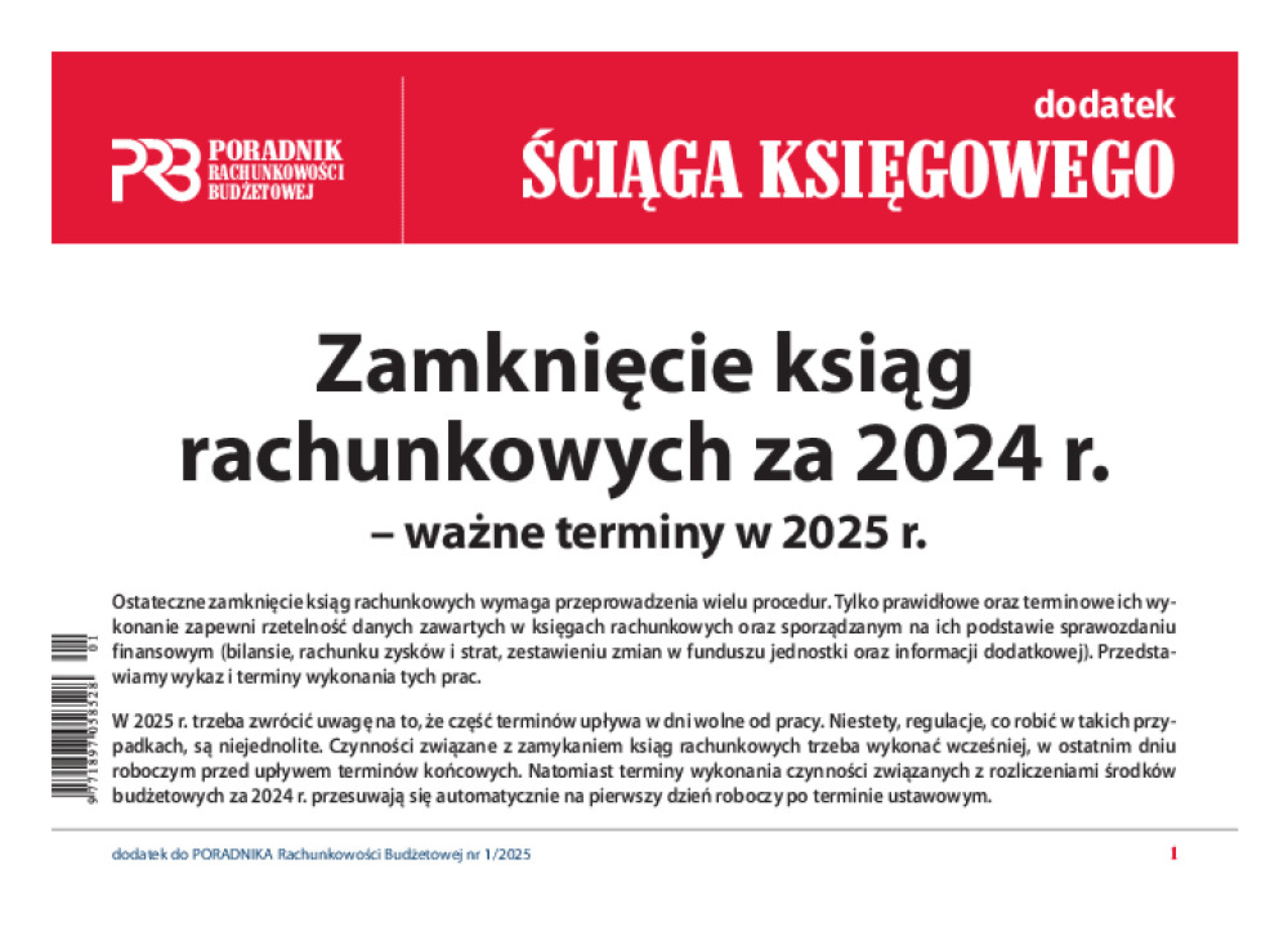 Poradnik Rachunkowości Budżetowej