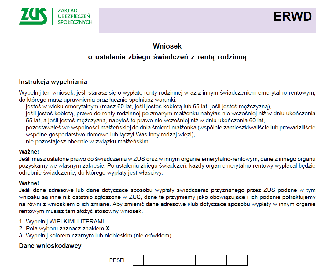 Wniosek o rentę wdowią. ZUS: te błędy są popełniane najczęściej. Jak wypełnić prawidłowo?