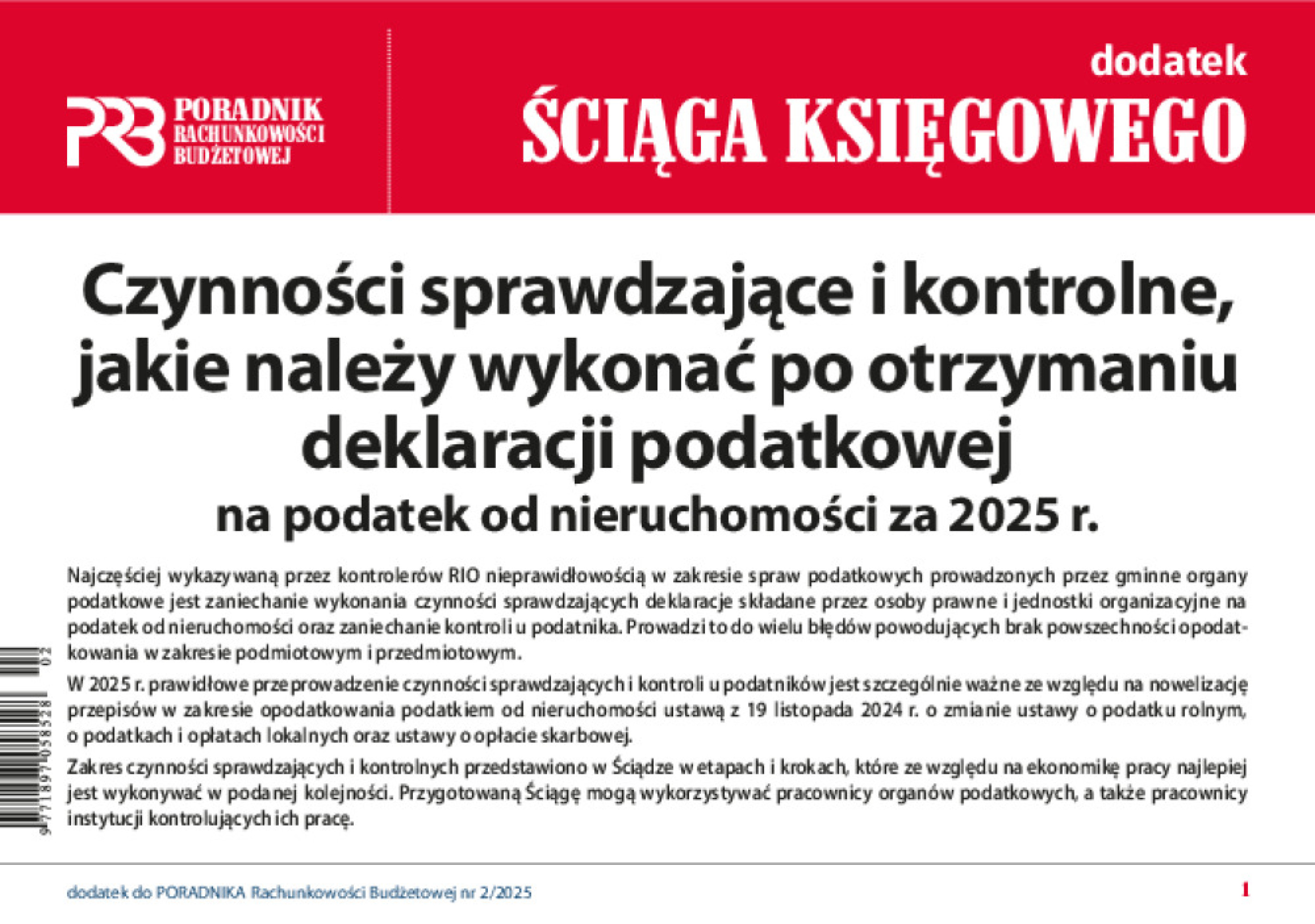 Poradnik Rachunkowości Budżetowej