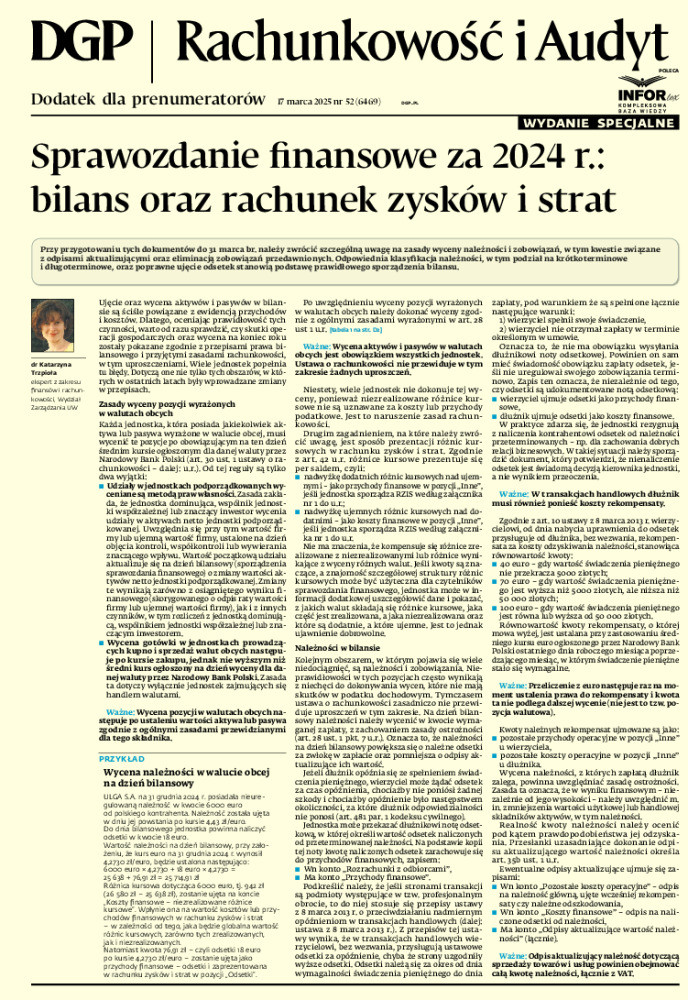 Rachunkowość i Audyt - wydanie specjalne