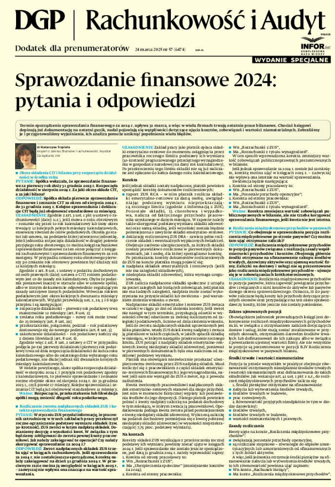 Rachunkowość i Audyt – wydanie specjalne