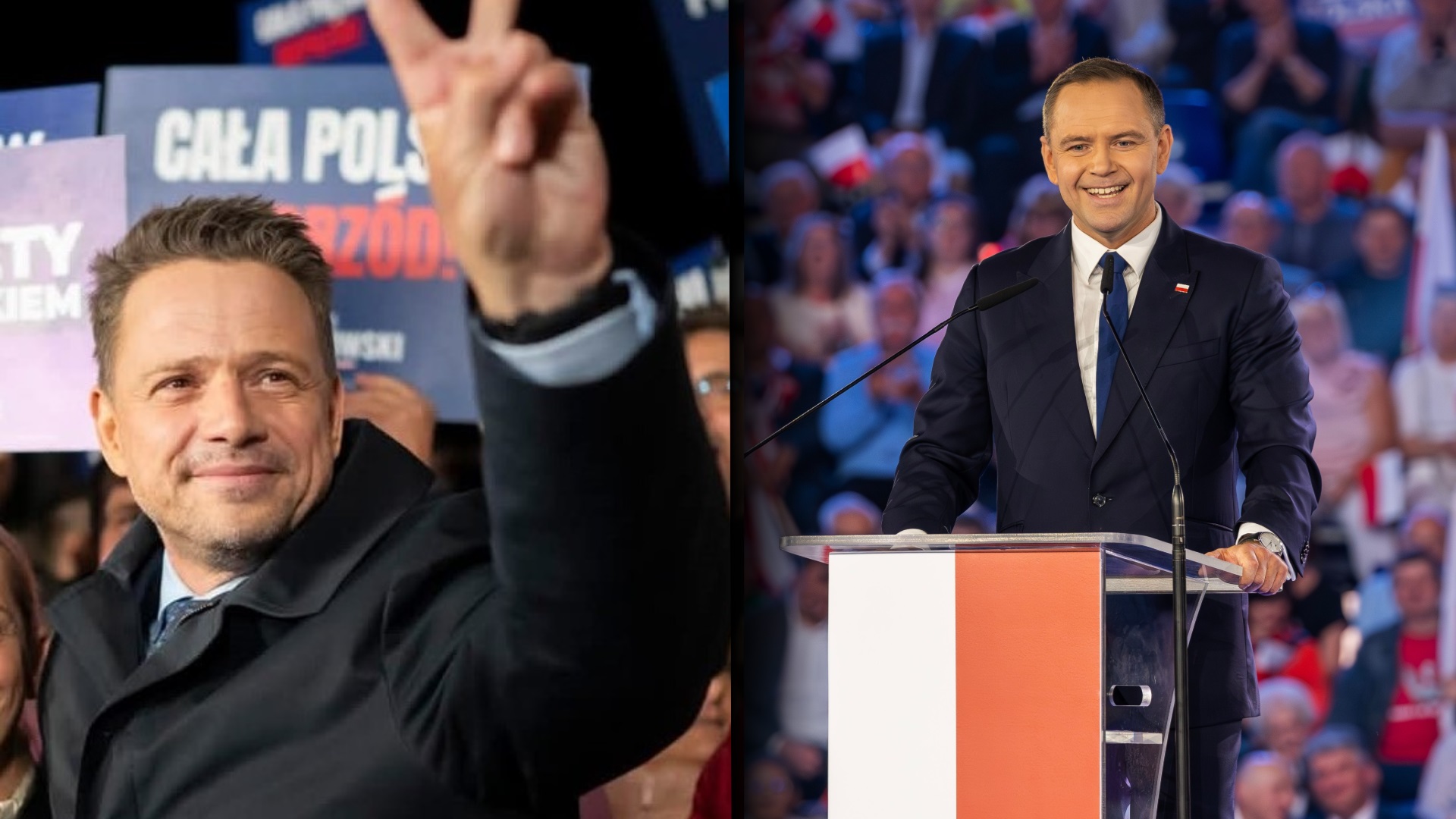 Pierwsze sondażowe wyniki wyborów prezydenckich w 2025 r.: w I turze zwycięża Rafał Trzaskowski, do II tury wchodzi także Karol Nawrocki. Kiedy wyniki late poll, oficjalne wyniki PKW i II tura wyborów?