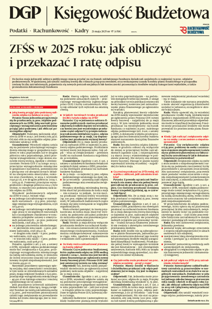 Księgowość Budżetowa