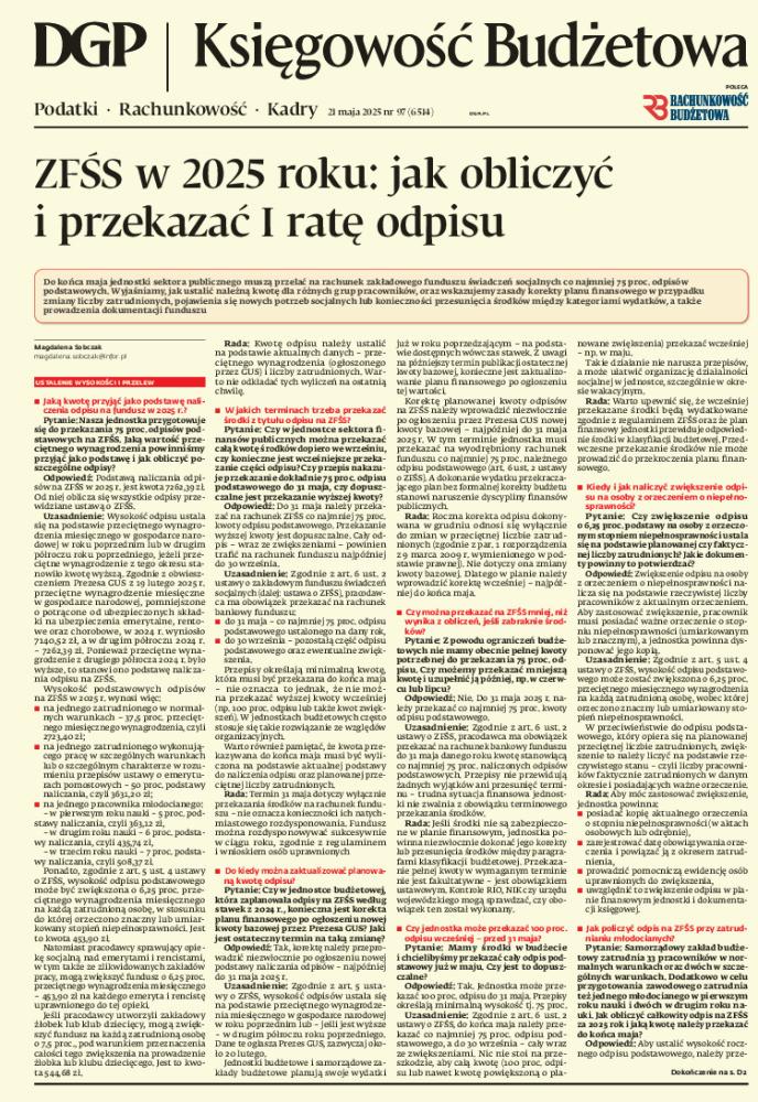 Księgowość Budżetowa