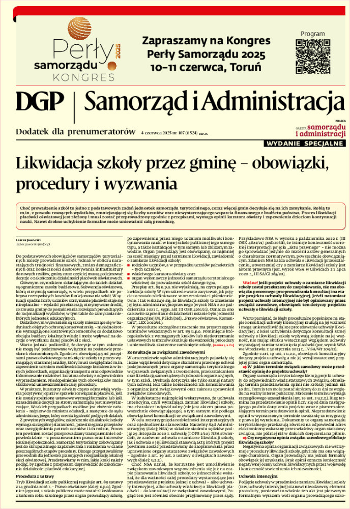 Samorząd i Administracja - wydanie specjalne